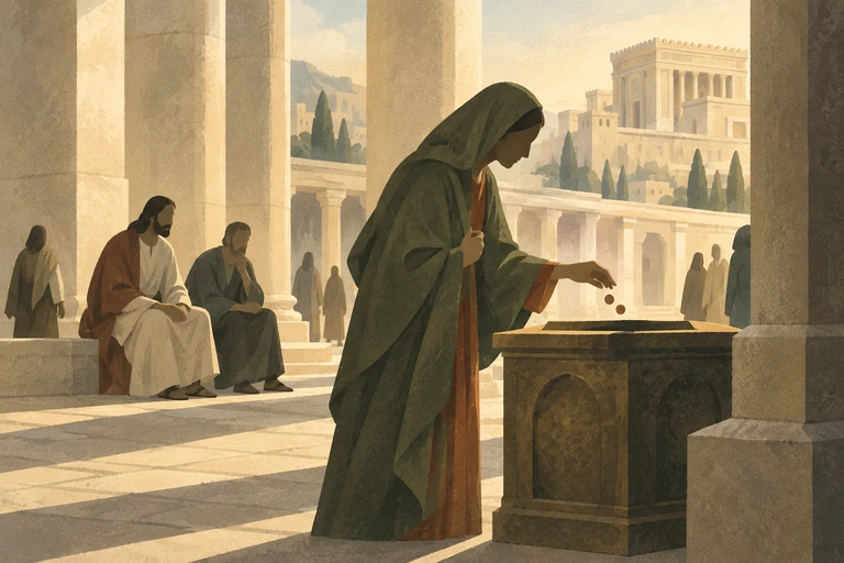 The widow offers her two small coins